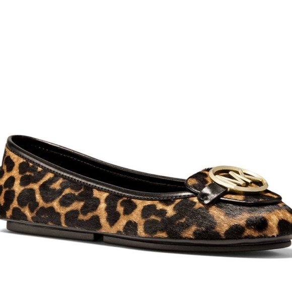 Michael kors NWT Lillie leopard moccasin shoes - Picture 4 of 6